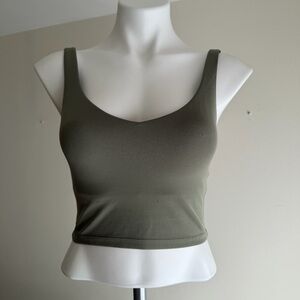 Aerie Olive Green Crop Top